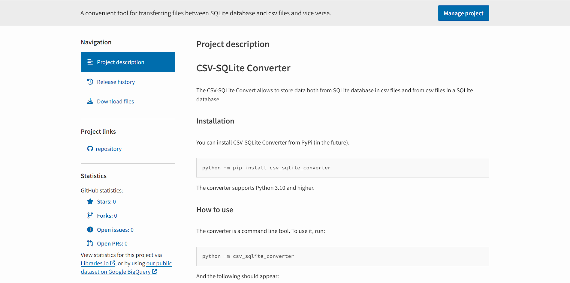 Creativity. Reflection 8 - CSV SQLite Converter